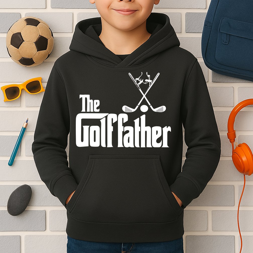 The Golf Father Gift For Dad Fathers Day Kids Hoodie