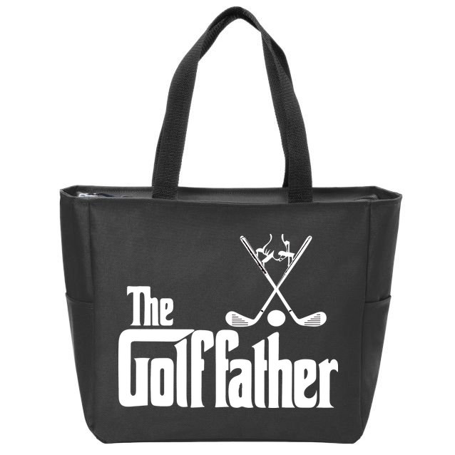 The Golf Father Gift For Dad Fathers Day Zip Tote Bag