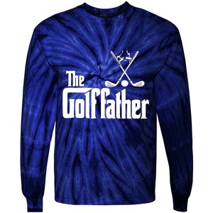 The Golf Father Gift For Dad Fathers Day Tie-Dye Long Sleeve Shirt