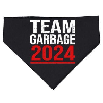 Team Garbage For Trump 2024 Elections 2024 Vote For Trump USA-Made Doggie Bandana