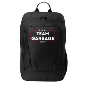 Team Garbage For Trump 2024 City Backpack