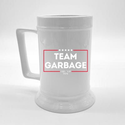 Team Garbage For Trump 2024 Beer Stein