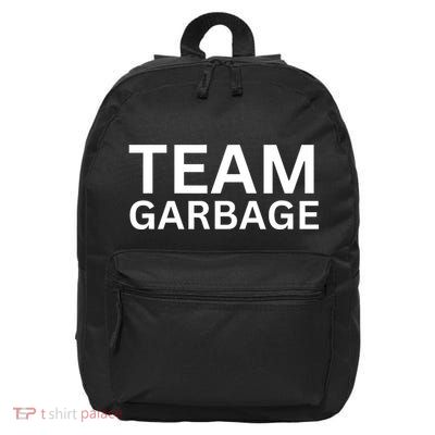 Team Garbage For Trump Trump Supporters 16 in Basic Backpack