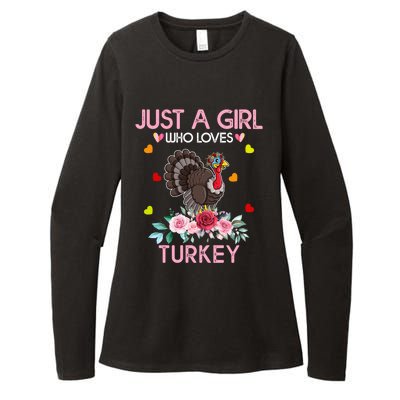 Turkey Gift For Just A Girl Who Loves Turkey Great Gift Womens CVC Long Sleeve Shirt