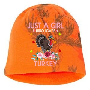 Turkey Gift For Just A Girl Who Loves Turkey Great Gift Kati - Camo Knit Beanie