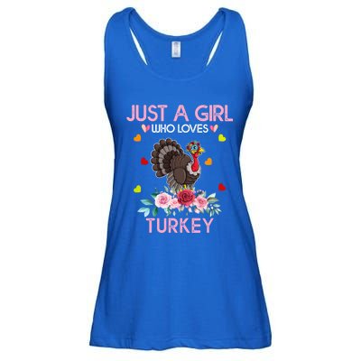 Turkey Gift For Just A Girl Who Loves Turkey Great Gift Ladies Essential Flowy Tank