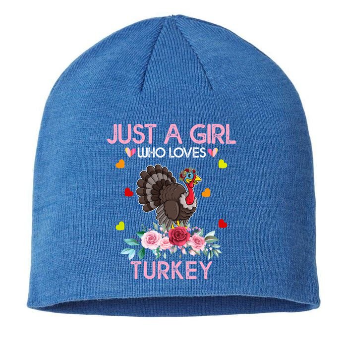 Turkey Gift For Just A Girl Who Loves Turkey Great Gift Sustainable Beanie