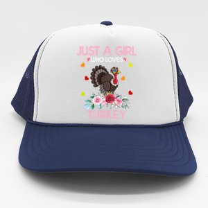 Turkey Gift For Just A Girl Who Loves Turkey Great Gift Trucker Hat