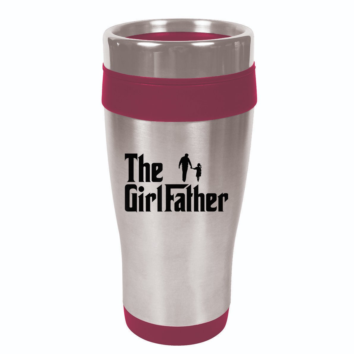  The Girl Father Funny Dad of Girl Daddy Daughter 16oz Travel Tumbler