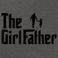  The Girl Father Funny Dad of Girl Daddy Daughter Cotton Canvas Backpack