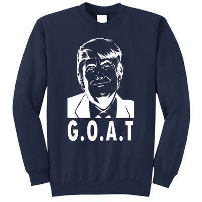 Trump Goat Funny Donald Trump Election Tall Sweatshirt