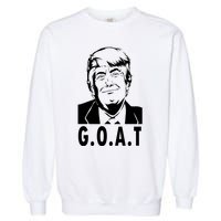 Trump Goat Funny Donald Trump Election Garment-Dyed Sweatshirt