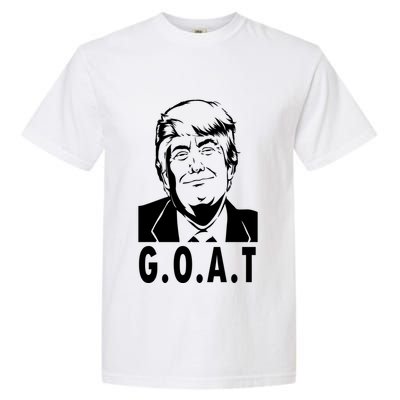 Trump Goat Funny Donald Trump Election Garment-Dyed Heavyweight T-Shirt