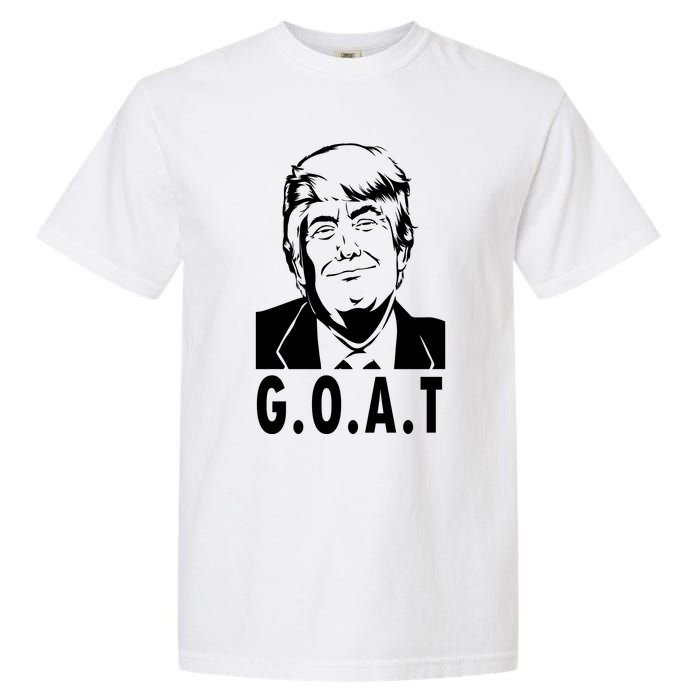 Trump Goat Funny Donald Trump Election Garment-Dyed Heavyweight T-Shirt