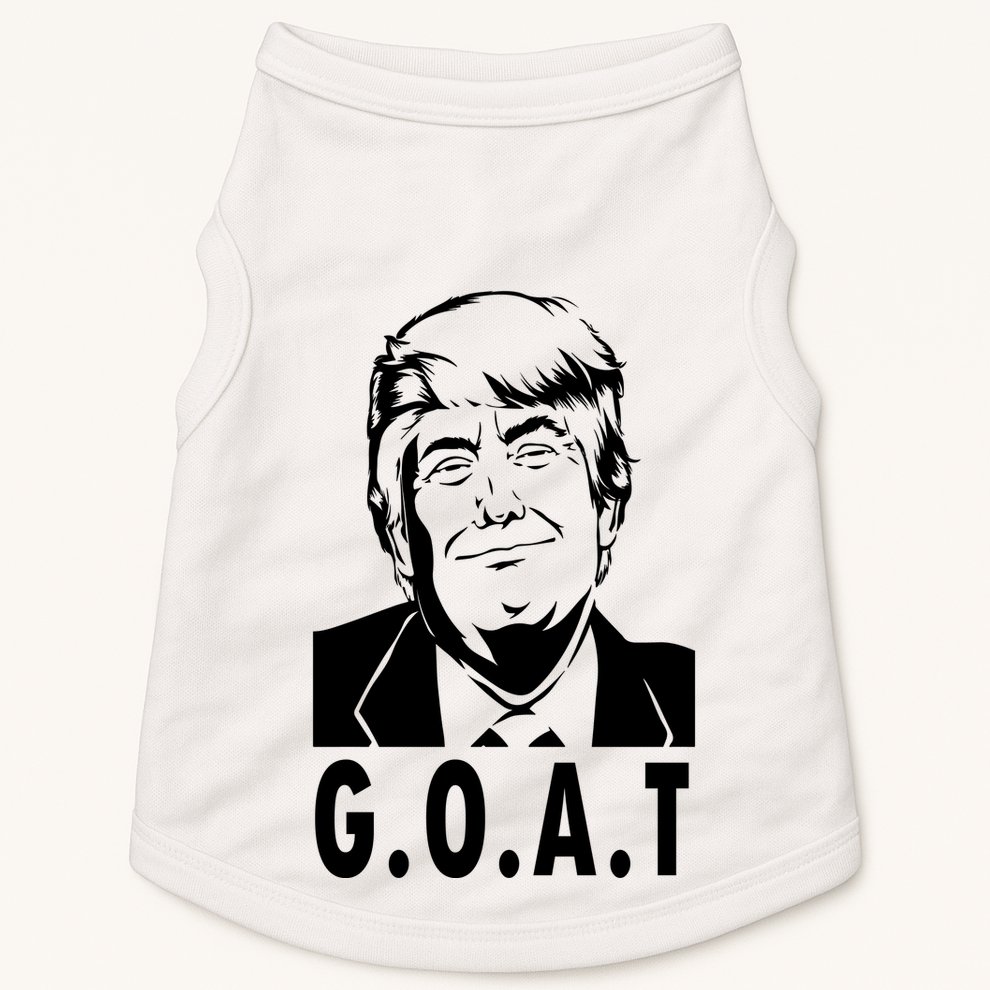 Trump Goat Funny Donald Trump Election Doggie Tank
