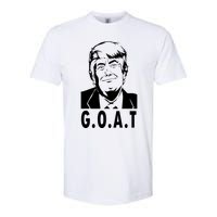 Trump Goat Funny Donald Trump Election Softstyle CVC T-Shirt