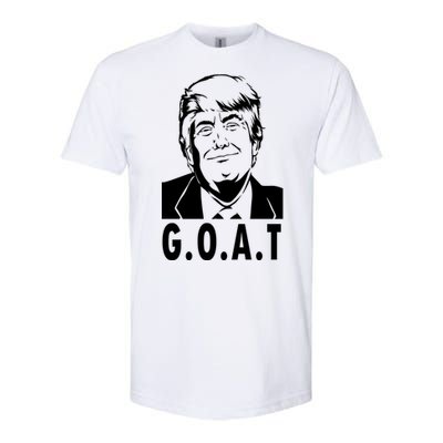 Trump Goat Funny Donald Trump Election Softstyle CVC T-Shirt