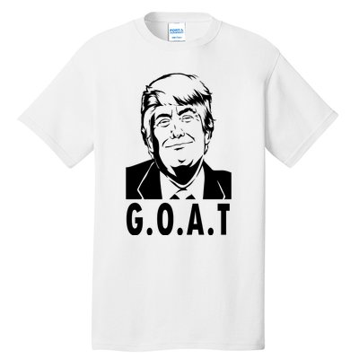 Trump Goat Funny Donald Trump Election Tall T-Shirt