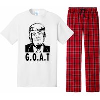 Trump Goat Funny Donald Trump Election Pajama Set