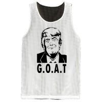 Trump Goat Funny Donald Trump Election Mesh Reversible Basketball Jersey Tank