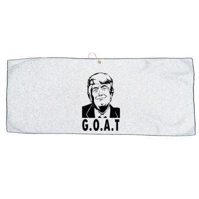 Trump Goat Funny Donald Trump Election Large Microfiber Waffle Golf Towel