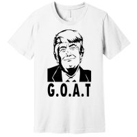 Trump Goat Funny Donald Trump Election Premium T-Shirt