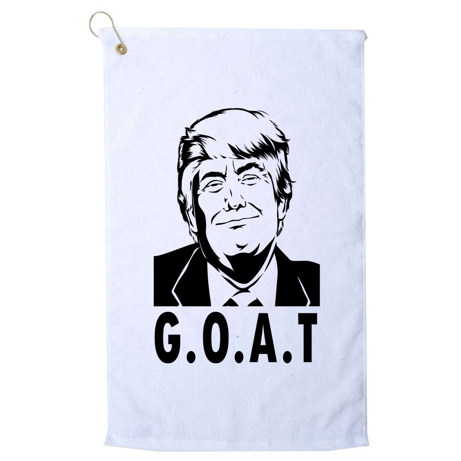 Trump Goat Funny Donald Trump Election Golf Towel