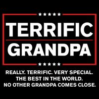 Terrific Grandpa Funny Donald Trump Campaign Style Cute Gift Bucket Hat