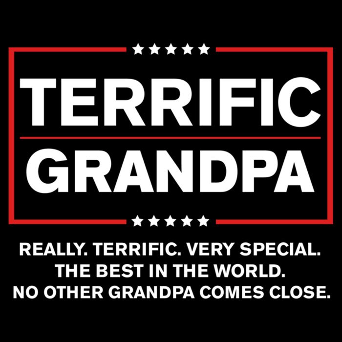 Terrific Grandpa Funny Donald Trump Campaign Style Cute Gift Bucket Hat