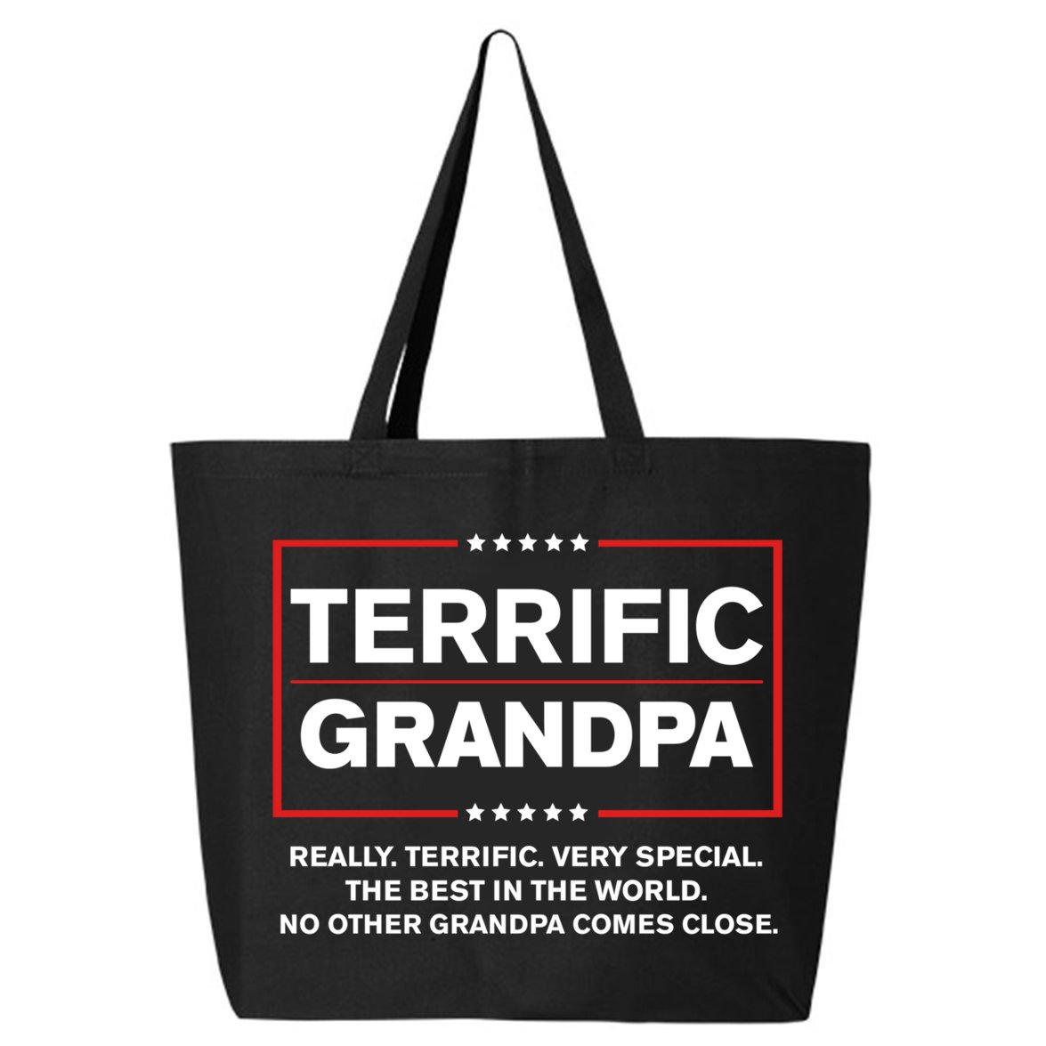 Terrific Grandpa Funny Donald Trump Campaign Style Cute Gift 25L Jumbo Tote