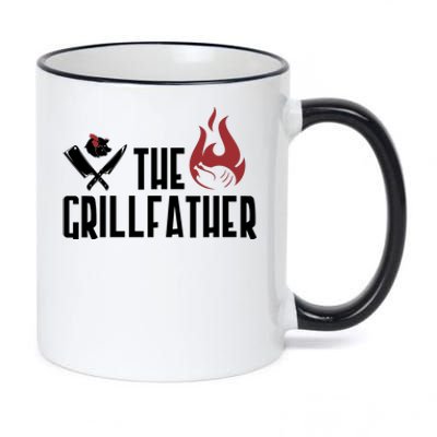 The Grillfather Funny Chef 11oz Black Color Changing Mug