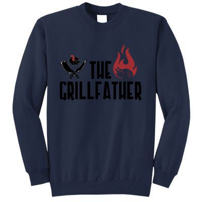 The Grillfather Funny Chef Tall Sweatshirt