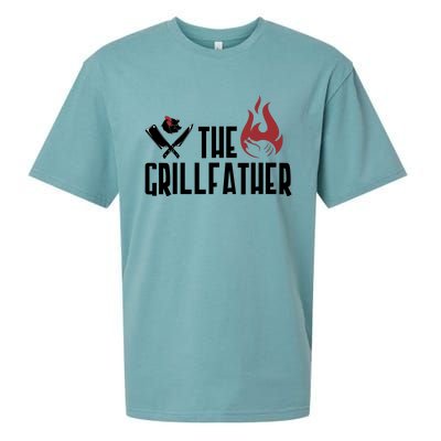 The Grillfather Funny Chef Sueded Cloud Jersey T-Shirt