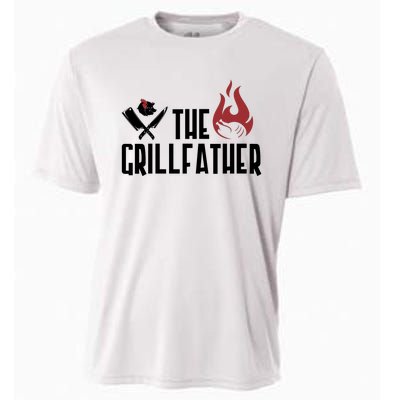 The Grillfather Funny Chef Cooling Performance Crew T-Shirt