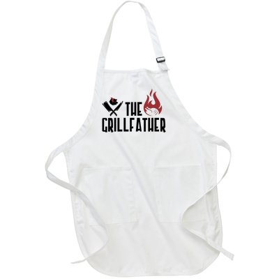 The Grillfather Funny Chef Full-Length Apron With Pockets