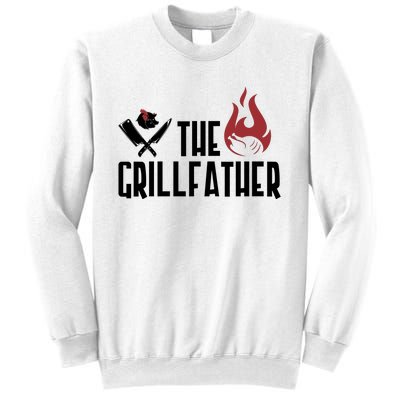 The Grillfather Funny Chef Sweatshirt