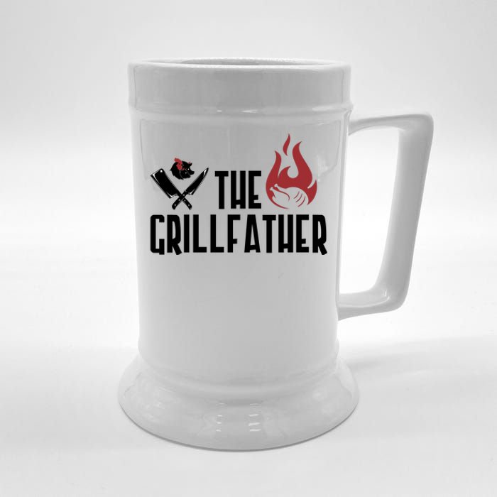 The Grillfather Funny Chef Beer Stein