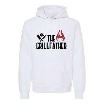 The Grillfather Funny Chef Premium Hoodie