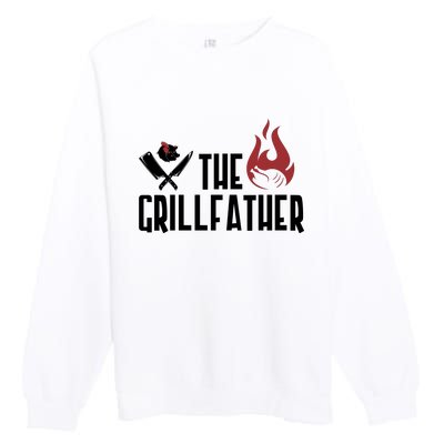 The Grillfather Funny Chef Premium Crewneck Sweatshirt