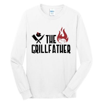 The Grillfather Funny Chef Tall Long Sleeve T-Shirt