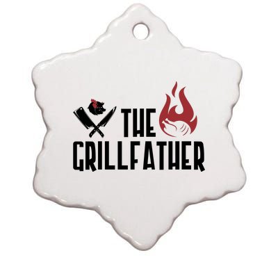 The Grillfather Funny Chef Ceramic Star Ornament