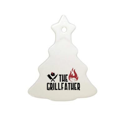 The Grillfather Funny Chef Ceramic Tree Ornament