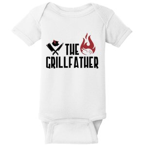 The Grillfather Funny Chef Baby Bodysuit