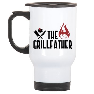 The Grillfather Funny Chef Stainless Steel Travel Mug