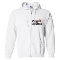 The Grillfather Funny Chef Full Zip Hoodie