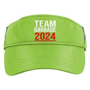 Team Garbage For Trump 2024 Elections 2024 Vote For Trump Gift Adult Drive Performance Visor