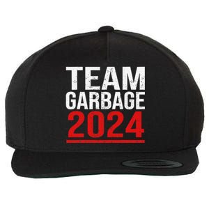 Team Garbage For Trump 2024 Elections 2024 Vote For Trump Gift Wool Snapback Cap