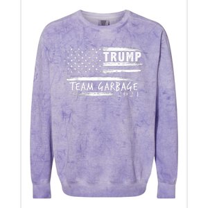 Team Garbage For Trump 2024 Garbage For Trump Vote Trump 2024 Colorblast Crewneck Sweatshirt