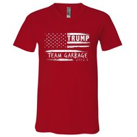 Team Garbage For Trump 2024 Garbage For Trump Vote Trump 2024 V-Neck T-Shirt