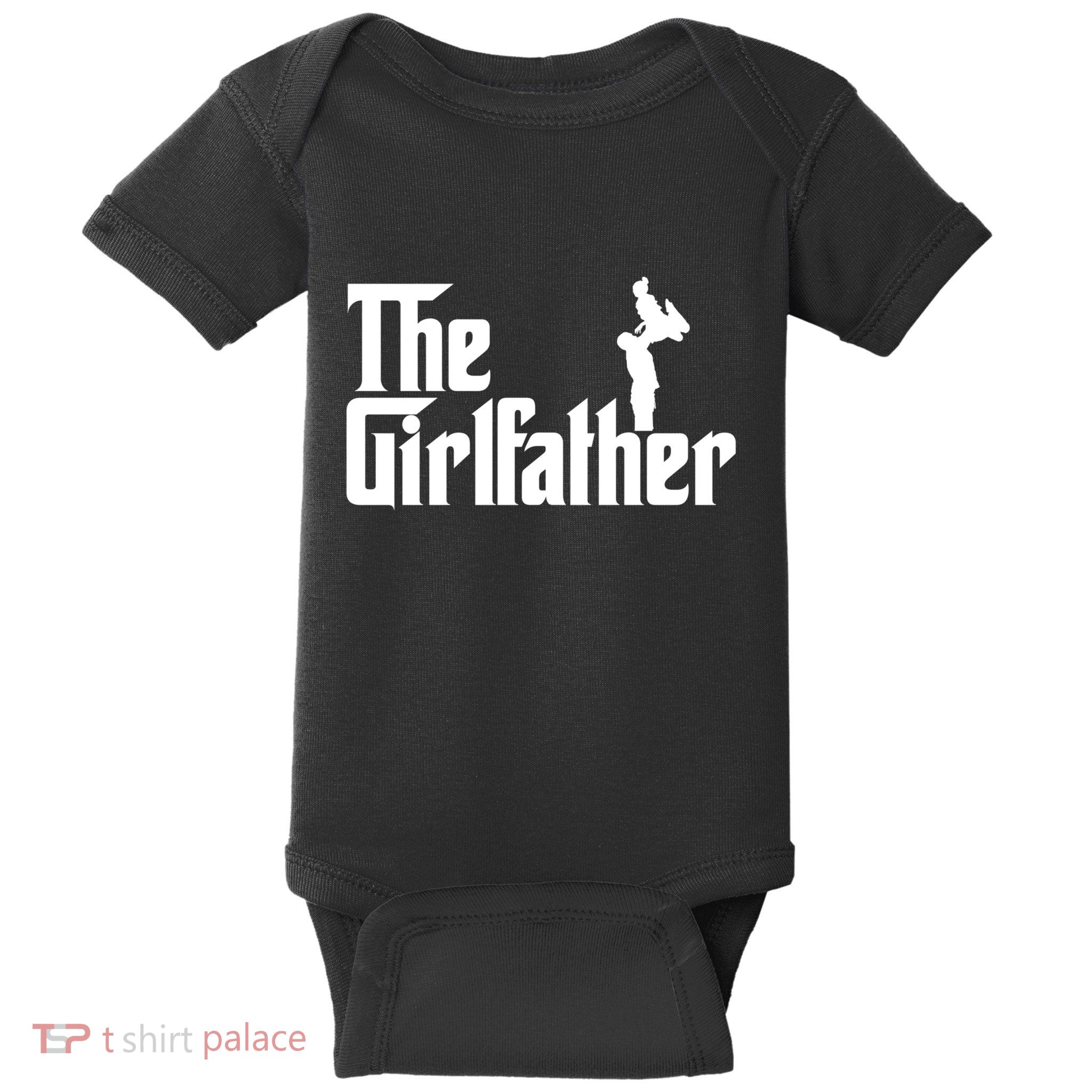 The Girl Father Gift Funny Dad Of Girl Best Fathers Day Baby Bodysuit